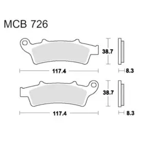 TRW Lucas Bremsklötze Standard Aprilia Atlantic 125 i.e. MCB726 3322937283972