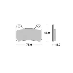 TRW Lucas Bremsklötze CRQ Carbon MCB755CRQ 3322937363476