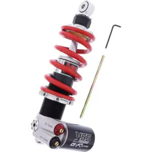 YSS Federbein Mono einstellbar Gasdruck Länge: 285mm Durchmesser Feder: 56mm rot
