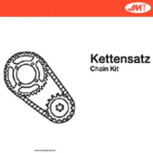 Kettensatz Suzuki SV 650 JMT X-Ringkette 525X2 offen f. Suzuki SV 650 X AV1331 A