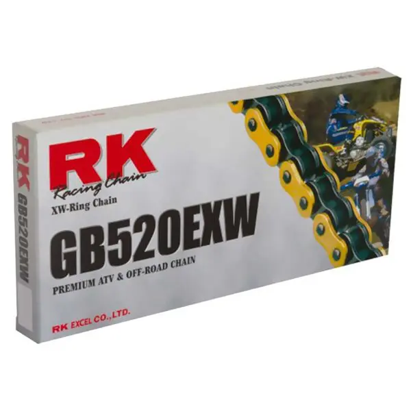 RK XW-Ringkette GB520exw/116 Kette Offen + Nietschloss Husaberg FC 470 Gold 4935
