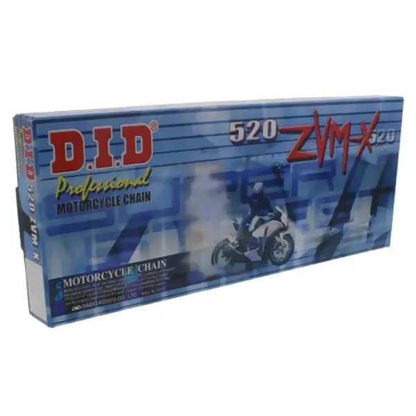 DID X-Ringkette 520ZVMX/114 Kette Offen + Nietschloss passend zu Honda CBR 1000