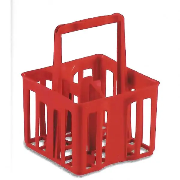 JMC Flaschenträger f. 4 Flaschen rot