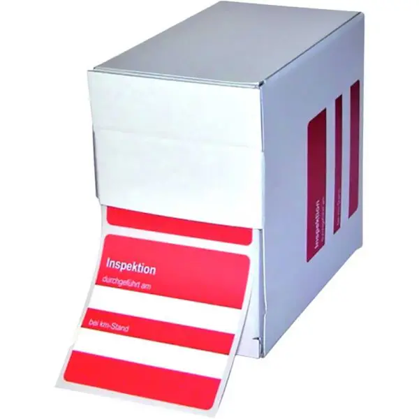 Jm Etikett Inspektion 200 Stk Spenderbox 200 Stück INSPEKTION 0641702168362