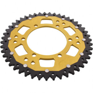 ZF-Dual Kettenrad Dual 47Z Teilung 520 Innendurchmesser 106 Lochkreis 125 gold