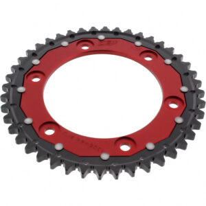 ZF-Dual Kettenrad Dual 44Z Teilung 530 Innendurchmesser 134 Lochkreis 160 rot